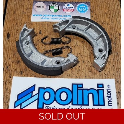 Polini brake shes for Tomos (90mm drums)
